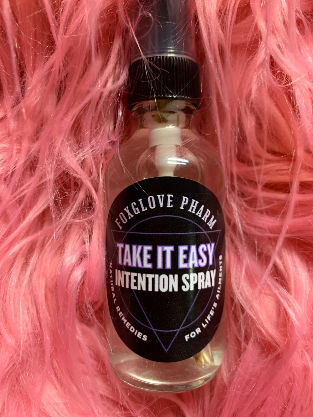 Take it easy: intention spray